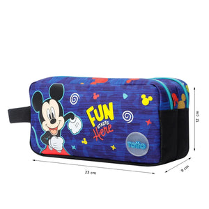 Combo Rueda, Lonchera y Cartuchera Mickey