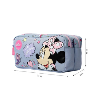 Combo Rueda, Lonchera y Cartuchera Minnie