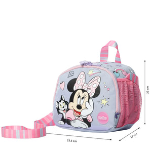 Combo Rueda, Lonchera y Cartuchera Minnie