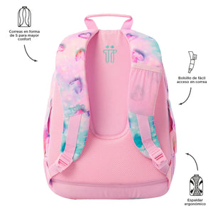 Mochila Acuarela 1KB Corazon