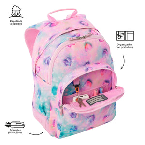 Mochila Acuarela 1KB Corazon