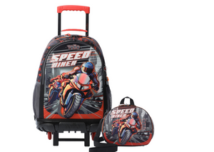 Combo Rueda y Lonchera Speed Biker