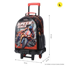 Combo Rueda y Lonchera Speed Biker
