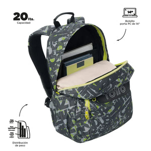 Mochila Acuarela 7YJ
