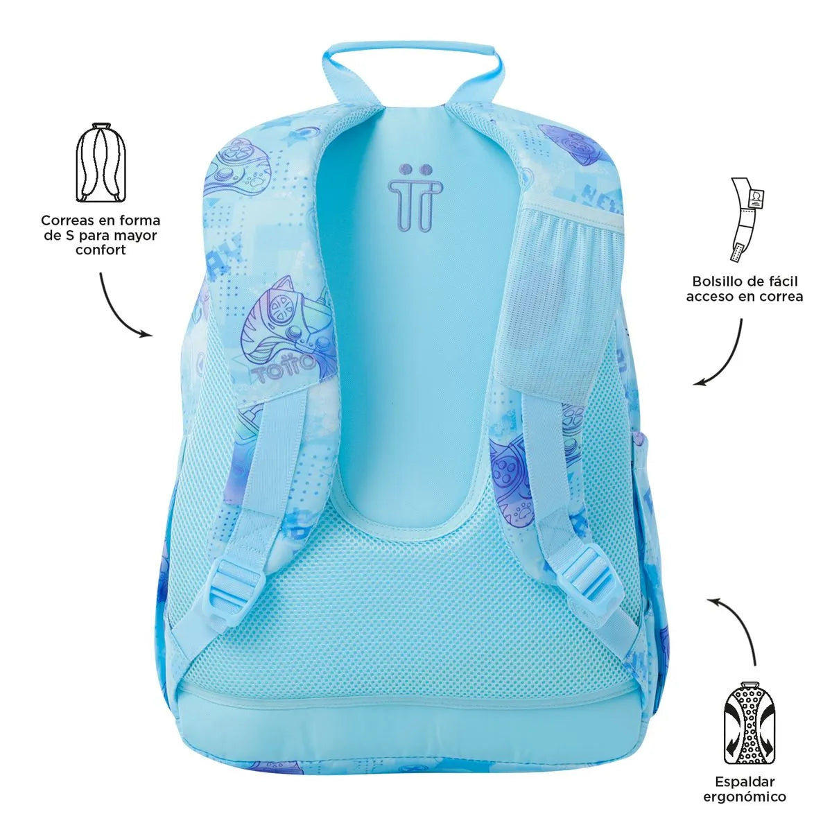 Mochila Acuarela Videojuego IFY